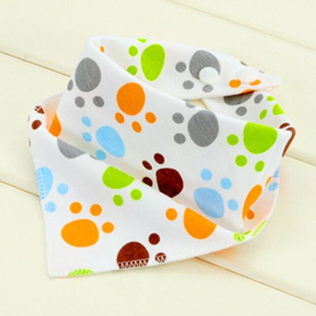 100% Cotton Newborn Baby Bibs Waterproof Bib Burp Cloth