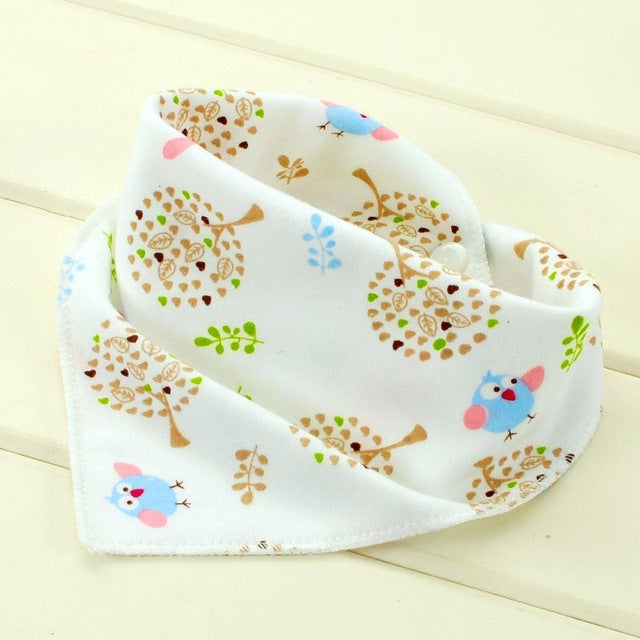 100% Cotton Newborn Baby Bibs Waterproof Bib Burp Cloth