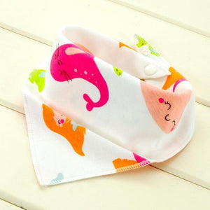 100% Cotton Newborn Baby Bibs Waterproof Bib Burp Cloth