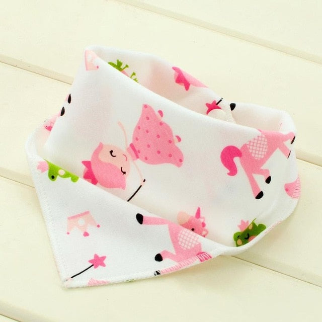 100% Cotton Newborn Baby Bibs Waterproof Bib Burp Cloth