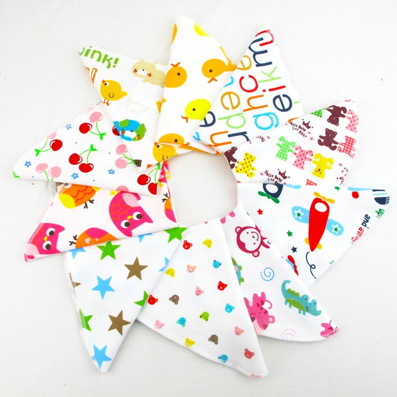 100% Muslin Cotton Seersckuer  Burp Cloths