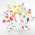 100% Muslin Cotton Seersckuer  Burp Cloths
