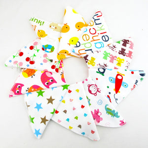 100% Muslin Cotton Seersckuer  Burp Cloths