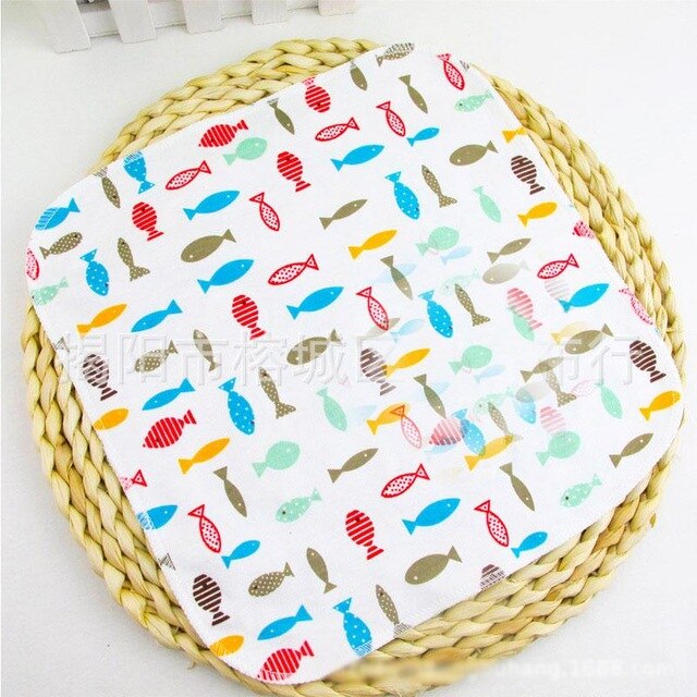 100% Muslin Cotton Seersckuer  Burp Cloths