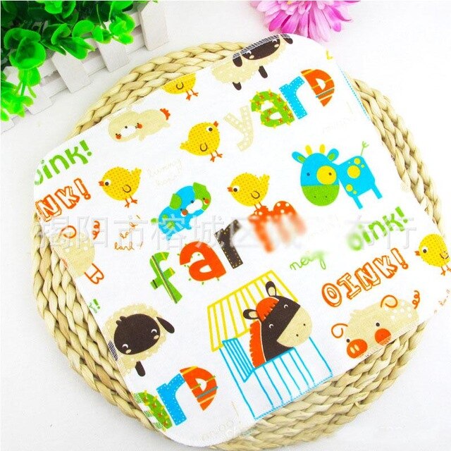 100% Muslin Cotton Seersckuer  Burp Cloths