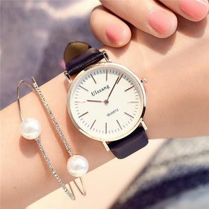 simple utral thin women quartz