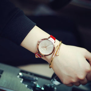 Beauty sky dial design women quartz watches