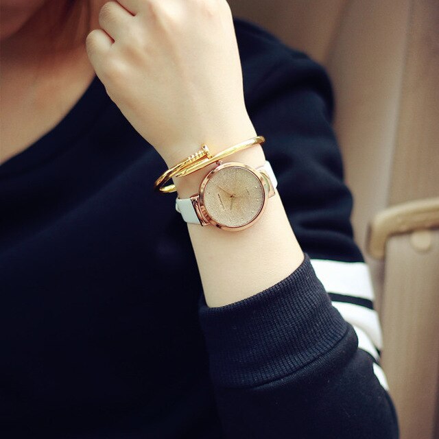 Beauty sky dial design women quartz watches