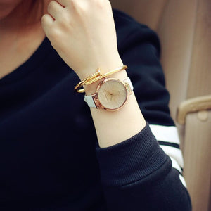 Beauty sky dial design women quartz watches