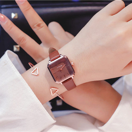 Square dial women's fashion