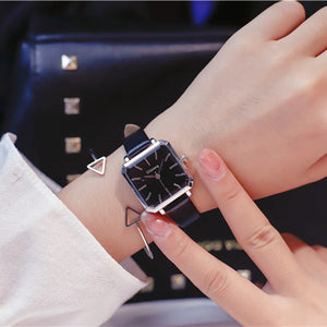 Square dial women's fashion