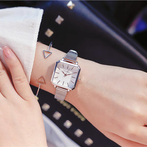 Square dial women's fashion