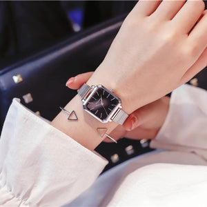 Square dial women's fashion