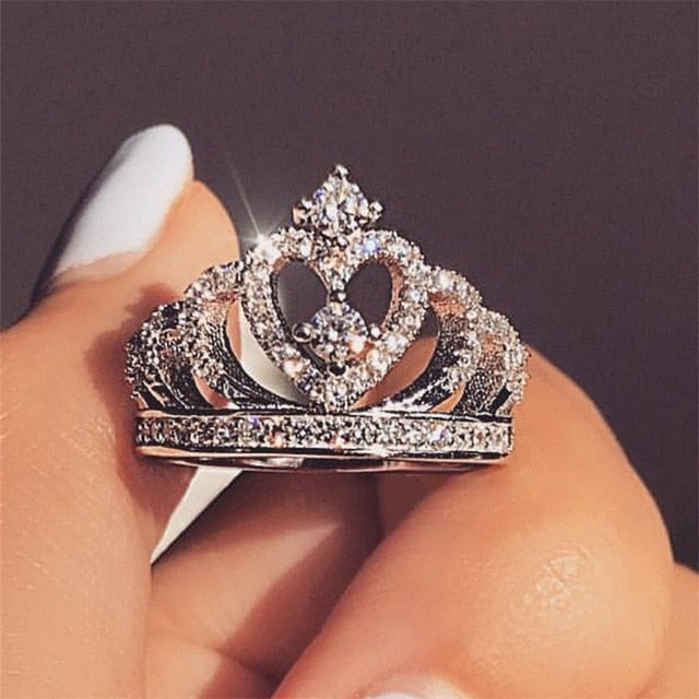 Big Cubic Zirconia Ring