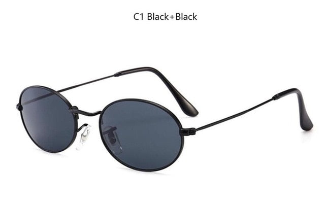 Retro oval sunglasses