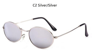 Retro oval sunglasses
