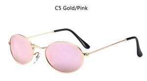 Retro oval sunglasses