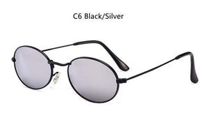 Retro oval sunglasses
