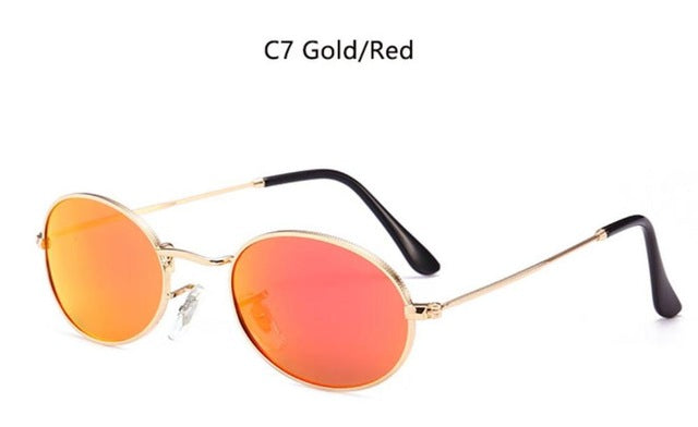 Retro oval sunglasses
