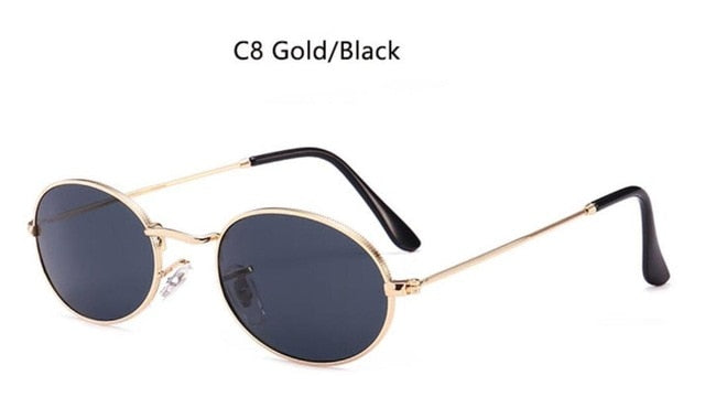 Retro oval sunglasses