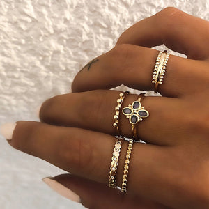 fashion new gold and silver ring