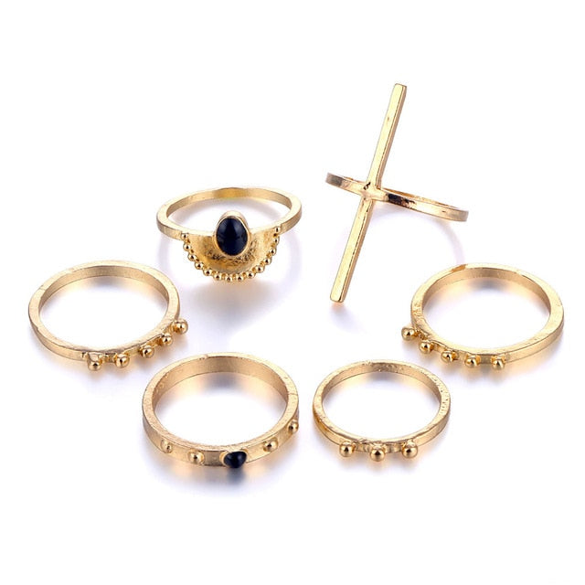 fashion new gold and silver ring
