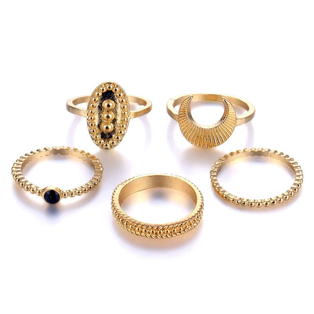fashion new gold and silver ring