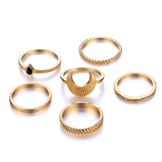 fashion new gold and silver ring