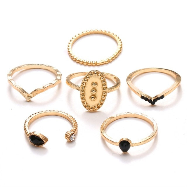 fashion new gold and silver ring