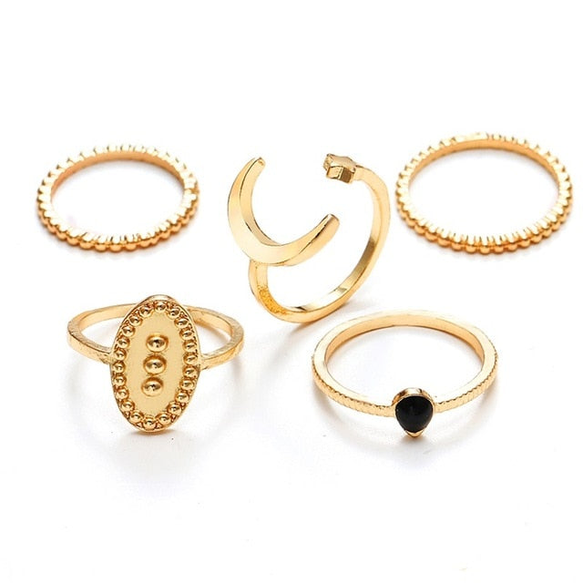 fashion new gold and silver ring