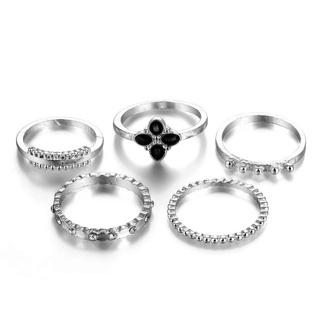 fashion new gold and silver ring