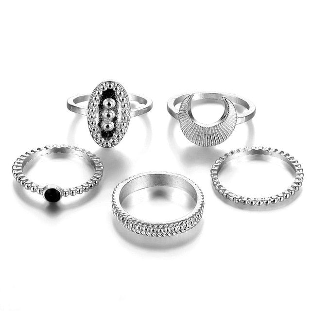 fashion new gold and silver ring