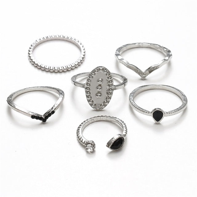 fashion new gold and silver ring