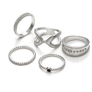 fashion new gold and silver ring