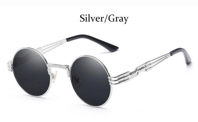 Retro Metal round sunglasses