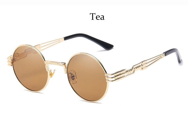 Retro Metal round sunglasses