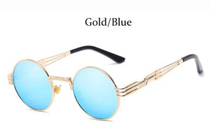 Retro Metal round sunglasses