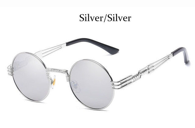 Retro Metal round sunglasses