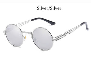 Retro Metal round sunglasses