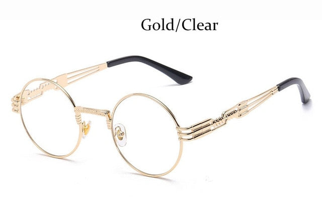 Retro Metal round sunglasses