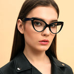 Cat eye glasses