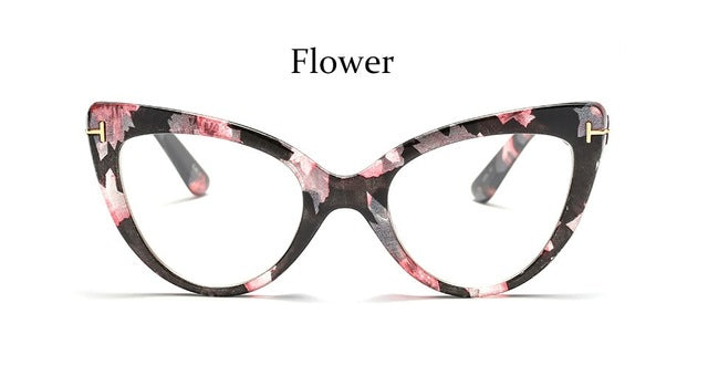 Cat eye glasses