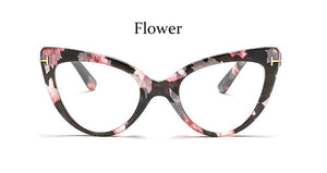 Cat eye glasses