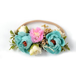 10pcs/lot  Mint Floral Crown Headband