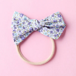 20 pcs/lot Floral Bow Nylon Headbands